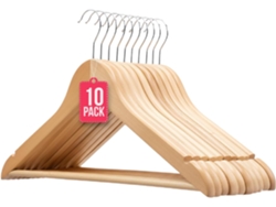 PERCHA NATURAL LOTE 10 UNIDADES COM-FORT HOUSE
