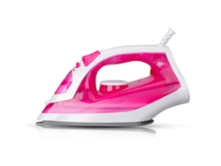 Plancha portátil Mdug, estándar europeo y americano (rosa) (220 V)