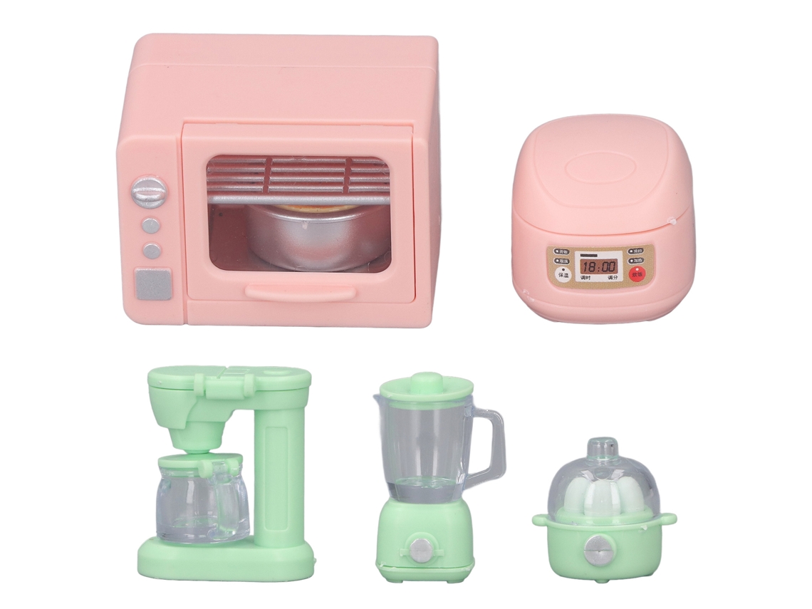 Jinwei-modelo De Cocina De Muñecas Con Kit De Cocina Eléctrico Miniatura Para Muñecas