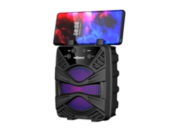 Altavoz Portátil Wireless Sonido Potente y Libertad de Movimiento Disfruta de un sonido potente y libertad de movimiento con este altavoz portátil ELECTROTEK