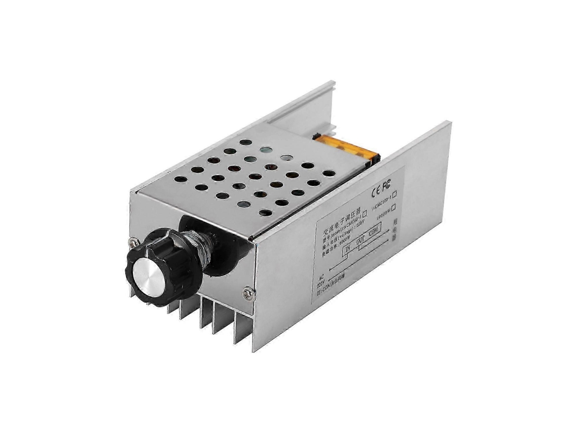 Regulador electrónico de voltaje CA 220V 6000W Termostato con atenuador