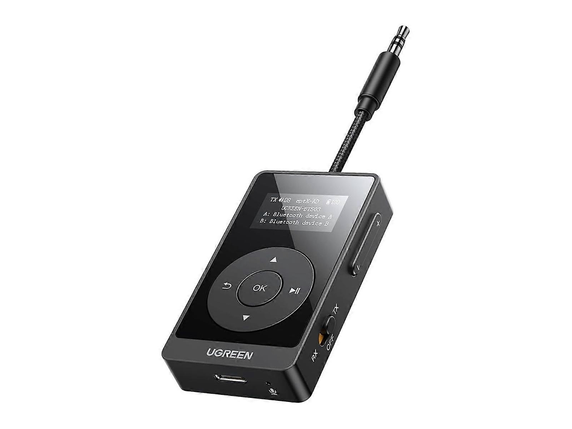 Adaptador Bluetooth con pantalla LED, transmisor y receptor Bluetooth, divisor de audio Bluetooth para TV. Rosewell
