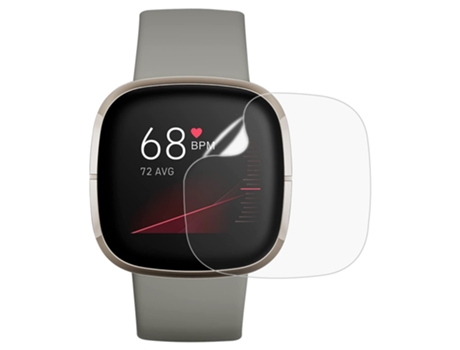 Protector de pantalla de película de hidrogel suave Fitbit Sense para reloj