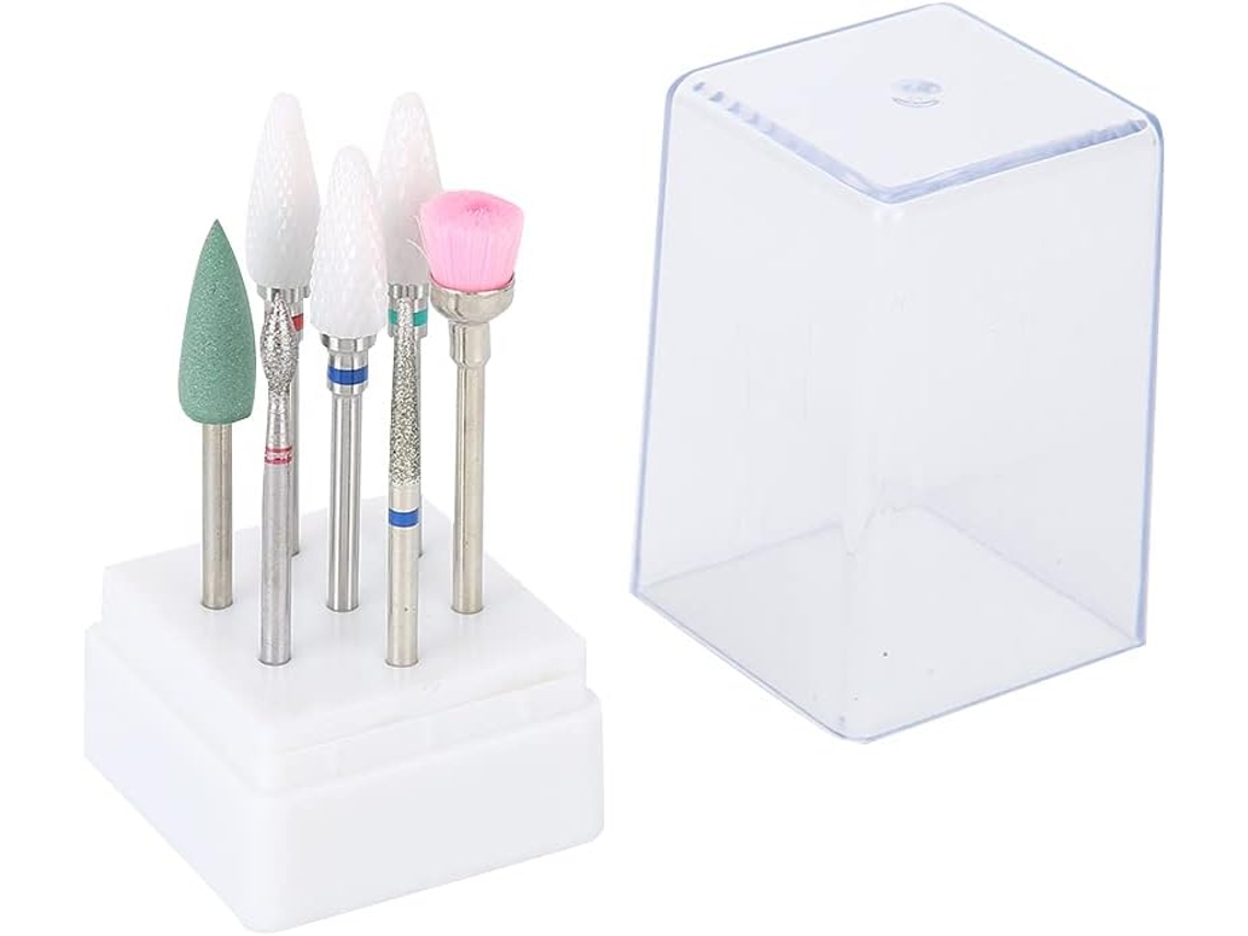 Juego Profesional De 7 Brocas Para Taladro Eléctrico De Uñas, Accesorios Para Manicura Y Pedicura.