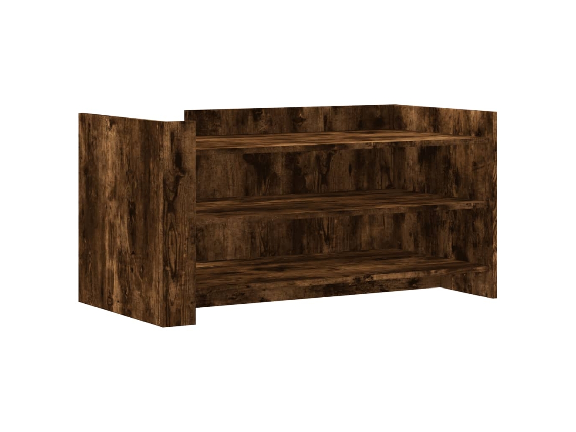 Mesa de centro MAISON EXCLUSIVE, derivados de madera de roble ahumado (100x50x50 cm)