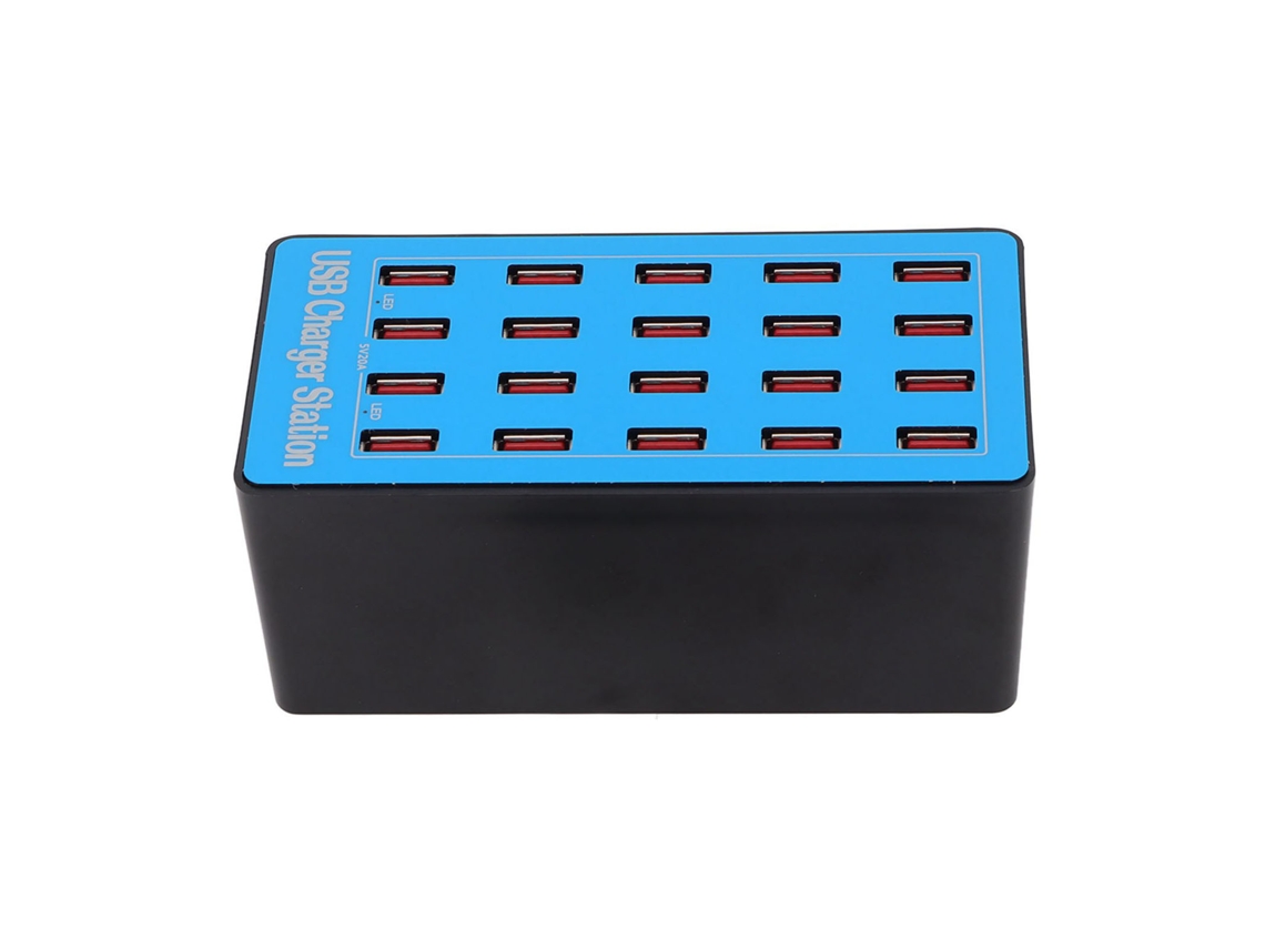 Cargador Usb Anwintka5+ De 20 Puertos, 5v 20a 100w, Concentrador De Carga Con Refrigerador Para Teléfonos Celulares Y Tabletas.