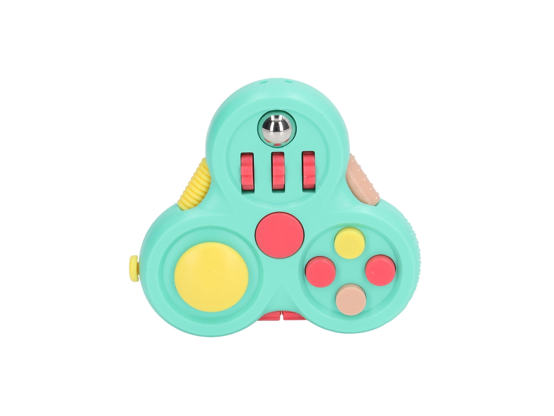 Bjww - Brinquedo Sensorial Rotativo para Dedos com Botão de Bola Rolante para Aliviar Ansiedade e Estresse (Verde)