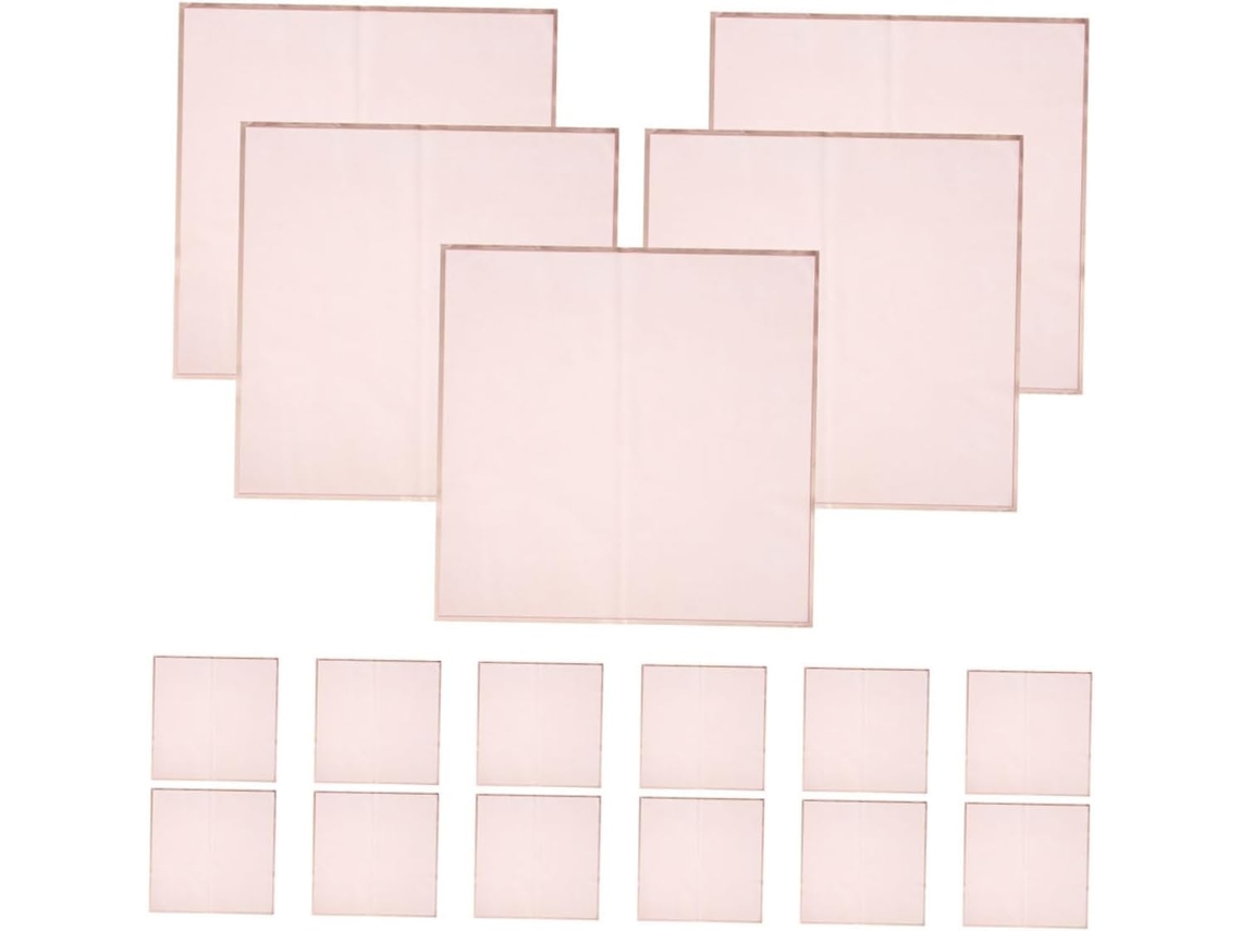 40 Hojas De Papel Floral Resistente, Película De Gelatina Con Borde Dorado, Papel Para Ramos Elegantes.