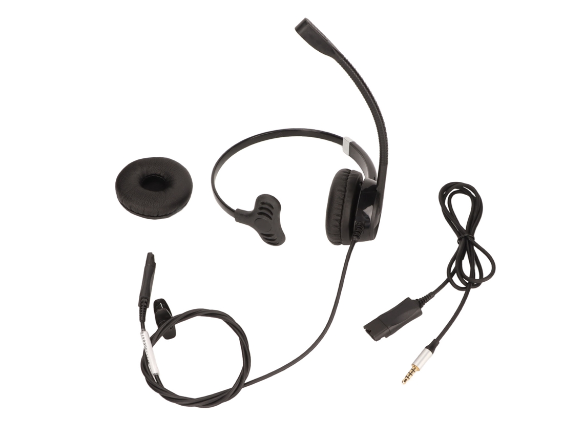 Auriculares Para Centros De Llamadas Con Micrófono, Reducción De Ruido Ajustable Y Diseño Ergonómico.