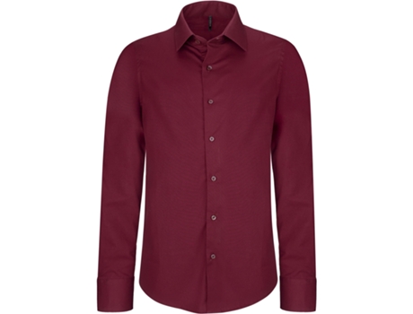 Camisa de Algodón/Elastano Kariban (Tam: M)
