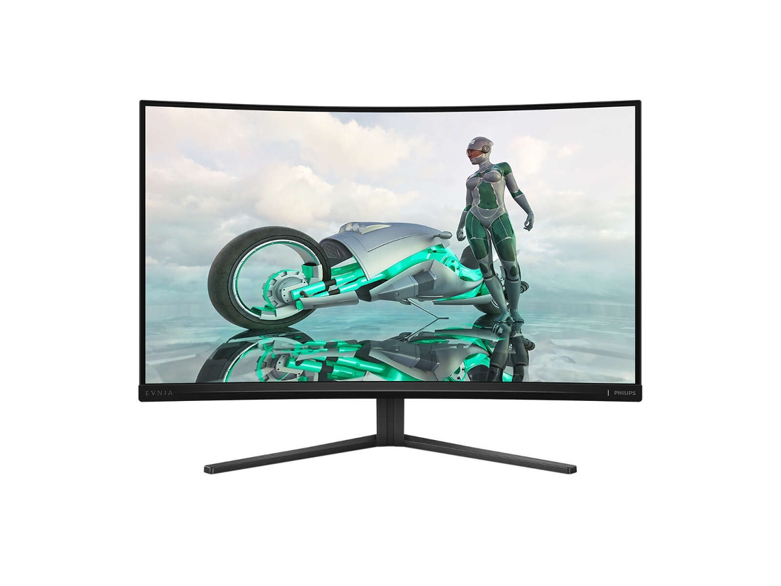 Monitor Gaming PHILIPS 32M2C3500L/00 (Negro - 32" - Quad HD - Enchufe EU - LCD - 0,5 ms)