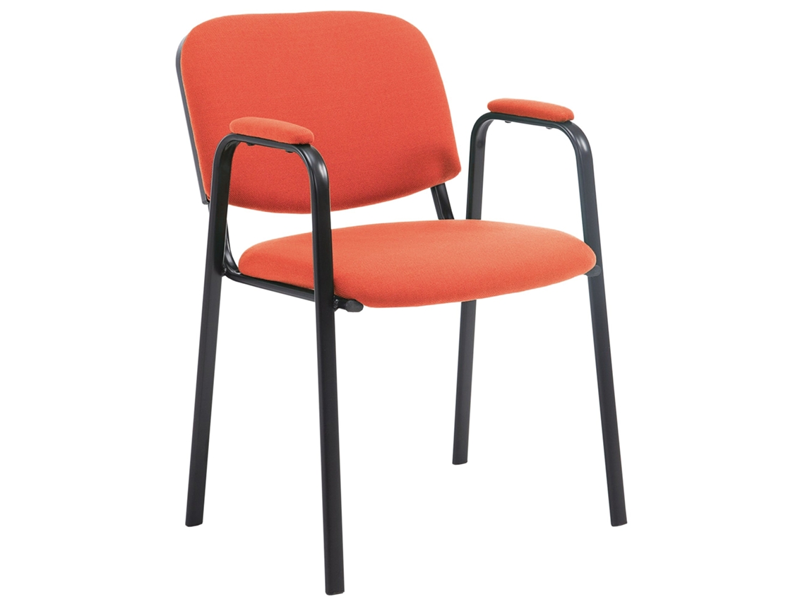Silla de visita Ken Pro en tejido CLP rojo