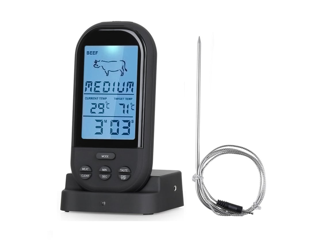 Termómetro inteligente Yunzii para cocina con pantalla digital para hornear y parrilla.