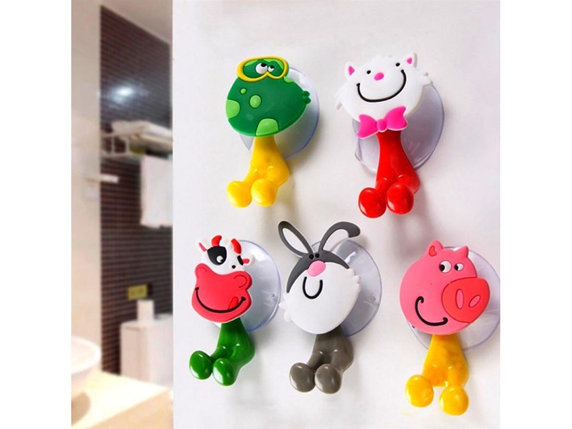 Jortmrd - Juego de 2 portacepillos de dientes para niños montado en la pared