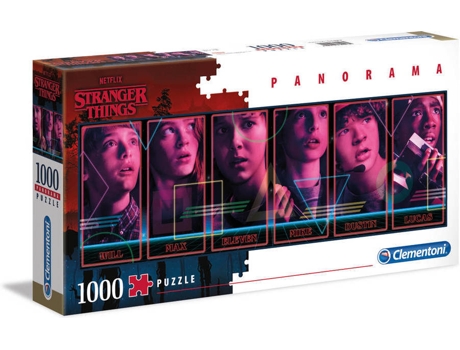 Puzzle CLEMENTONI Panorama - Stranger Things (1000 Piezas)