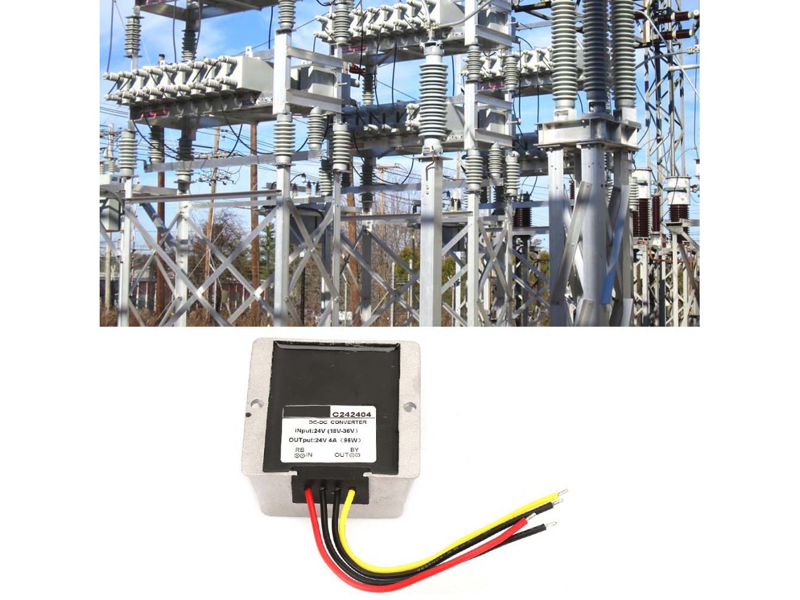 2026dz-convertidor De Voltaje Regulador Auto Step Up/down 18-36v A 24v Boost/buck Módulo 4a
