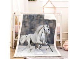 Estampado Adultos Niños Microfibra Color Cama 150x180cm