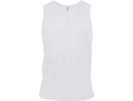 Camiseta para Deporte PROACT Redes Ligeras Multideporte Blanco (2XL/3XL)