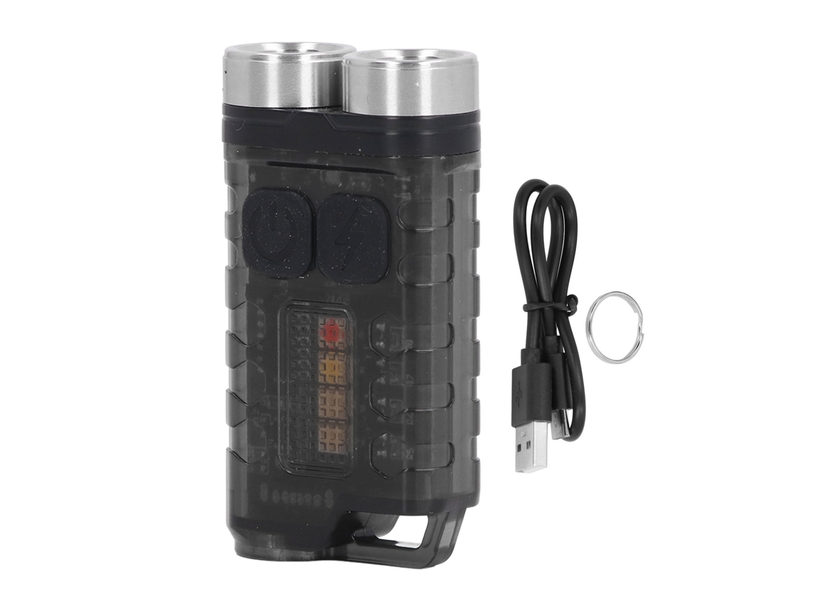 2026-linterna Llavero Mini Potente 900lm Led Rojo Uv Azul Recargable 12 Modos Ip65 Con Imán Cola V3