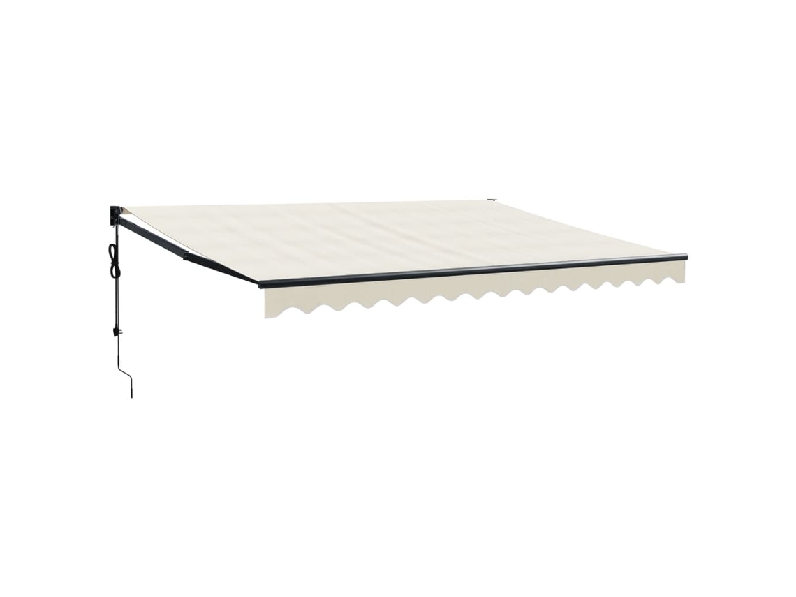 Maison Exclusive - Toldo Retráctil Automático Color Crema 4,5x3 M