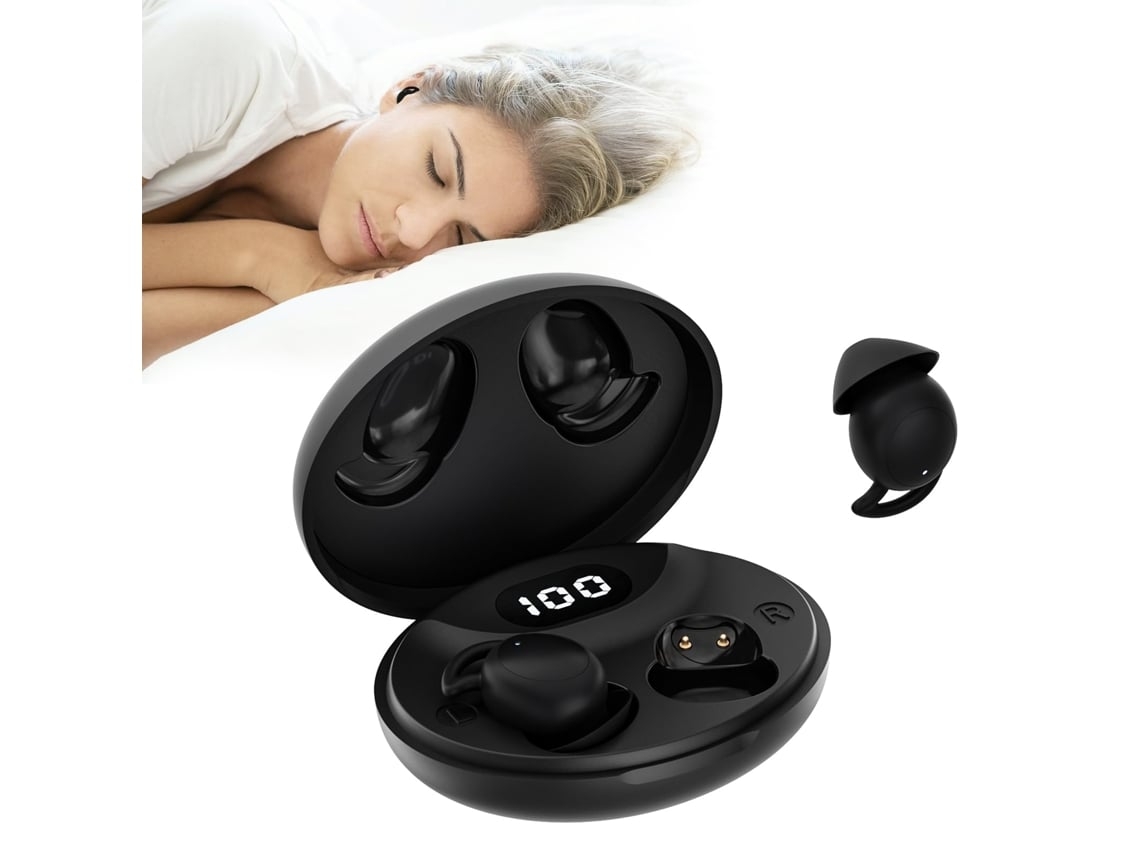 Auriculares YEMAESRE Invisibles Pequeños Inalámbricos Laterales Bluetooth Negro