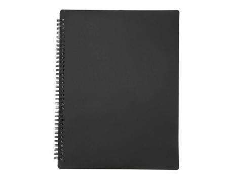 Carpeta de música de plástico Carpeta de partituras de música A4 2 páginas de plástico Capacidad de 20 hojas