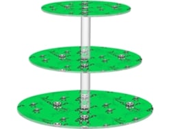Diseño De 3 Niveles Con Soporte Acrílico Pleaños.