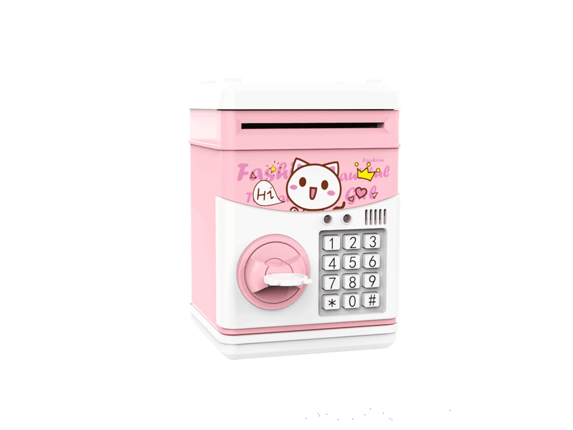 Adorable Hucha De Plástico Rosa Para Niños Con Música E Historias Animadas.