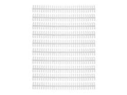 10 Agujas De Coser De Hojas Sueltas, 30 Agujeros, 10 Mm, Plástico Pp Resistente Al Desgaste, Para La Escuela Y La Oficina, Color Blanco.