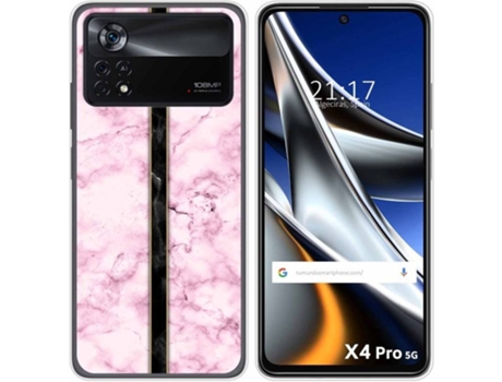 Carcasa para Xiaomi Poco X4 Pro 5G TUMUNDOSMARTPHONE Dibujos Mármol 04 Multicolor