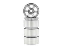 Ymsl Rines De Aleación De Aluminio Beadlock 1.9in Hub 4pcs Para Coches Rc 1/10 Trx4 Axial Scx10 90046 Scx10 Iii Axi03007 Axi03003 Hxl