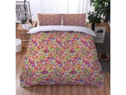 Juego Ropa Cama Funda Nórdica Almohada Juego Microfibra Funda 240x260 Cm 65x65 240 X 260 65