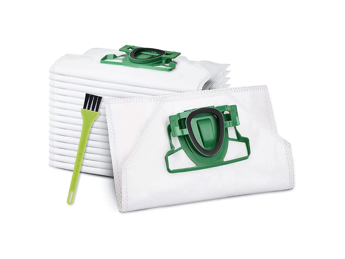 Bolsas de repuesto de 16 piezas para aspiradoras Vorwerk Kobold VK200 y FP200.