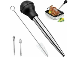 Tarro De Acero Inoxidable 304 Y Goma Para Perejil Con Aguja Y Pincel Para La Cocina.