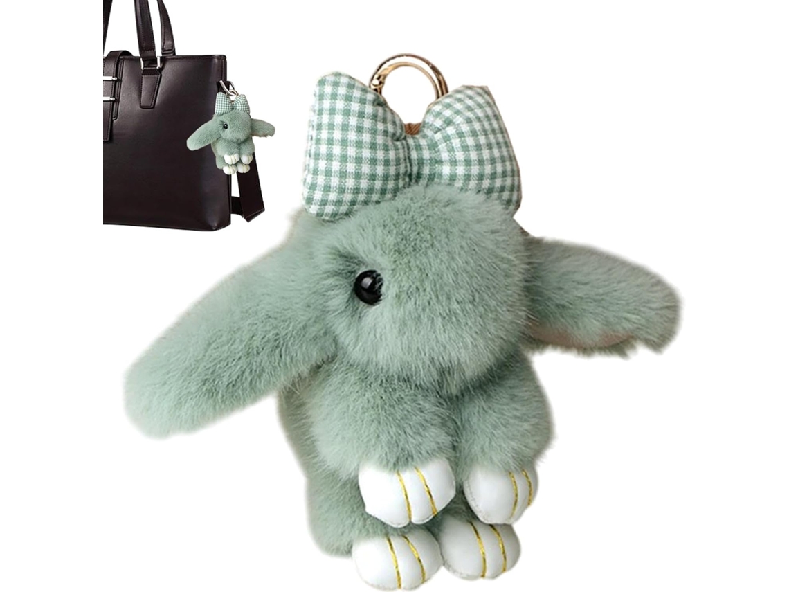 Llavero De Conejito, Adorno De Llavero De Conejito De Peluche, Llavero Colgante De Conejito De