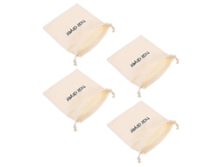 Sacos Organizadores Para Secador De Cabelo Com Cordão, Pacote Com 12 Unidades, Bege.