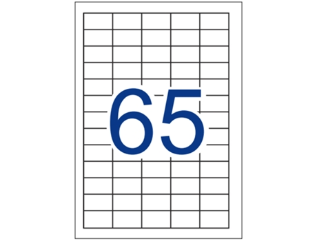 Etiquetas Adhesivas Rectas Multi3 500 Hojas APLI (Blanco - 38 X 21,2 mm)