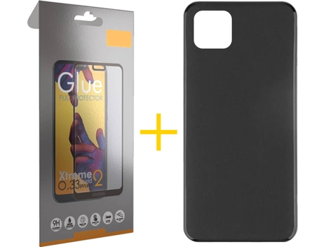 Kit Funda + Protector de Pantalla Samsung Galaxy A22 5G SKYHE Full (Negro)