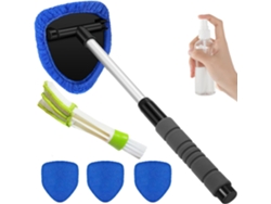Limpiacristales Para Automóviles Con Mango Retráctil: Una Herramienta De Limpieza Adecuada Para Coches, Camiones, Autocaravanas Y Ventanas Del Hogar.