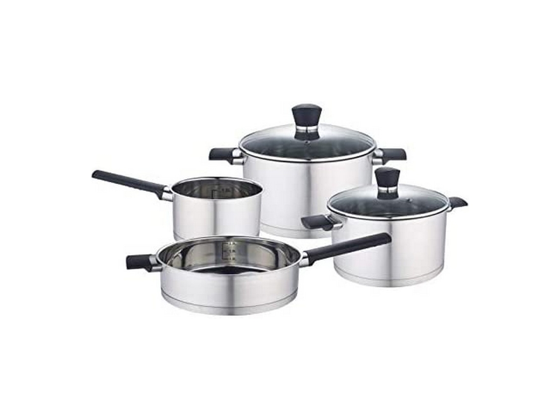 Batería de Cocina BAUMALU (Acero - Muticolor)
