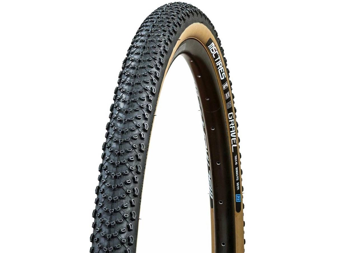 Neumático para Ciclismo Gravel MSC Gravel Brown 1c Epic Shield 60 Tpi Tubeless Foldable (28´´)