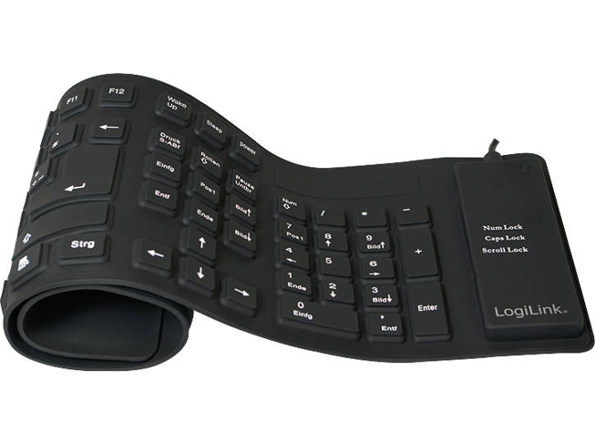 Teclado LOGILINK ID0019A (Con Cable - Layout Alemán - Teclado Numérico)