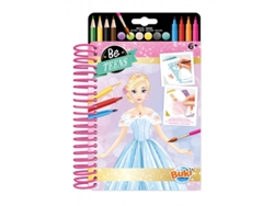 Jogo de Mesa BUKI FRANCE Sketchbook - Princess Dresses (6 Anos)