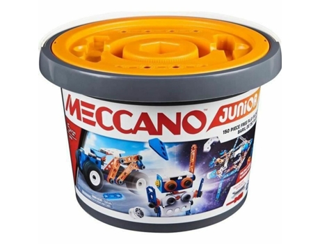 Juego de Construcción Meccano JUNIOR 6055102 Coche de juguete (150 Piezas)