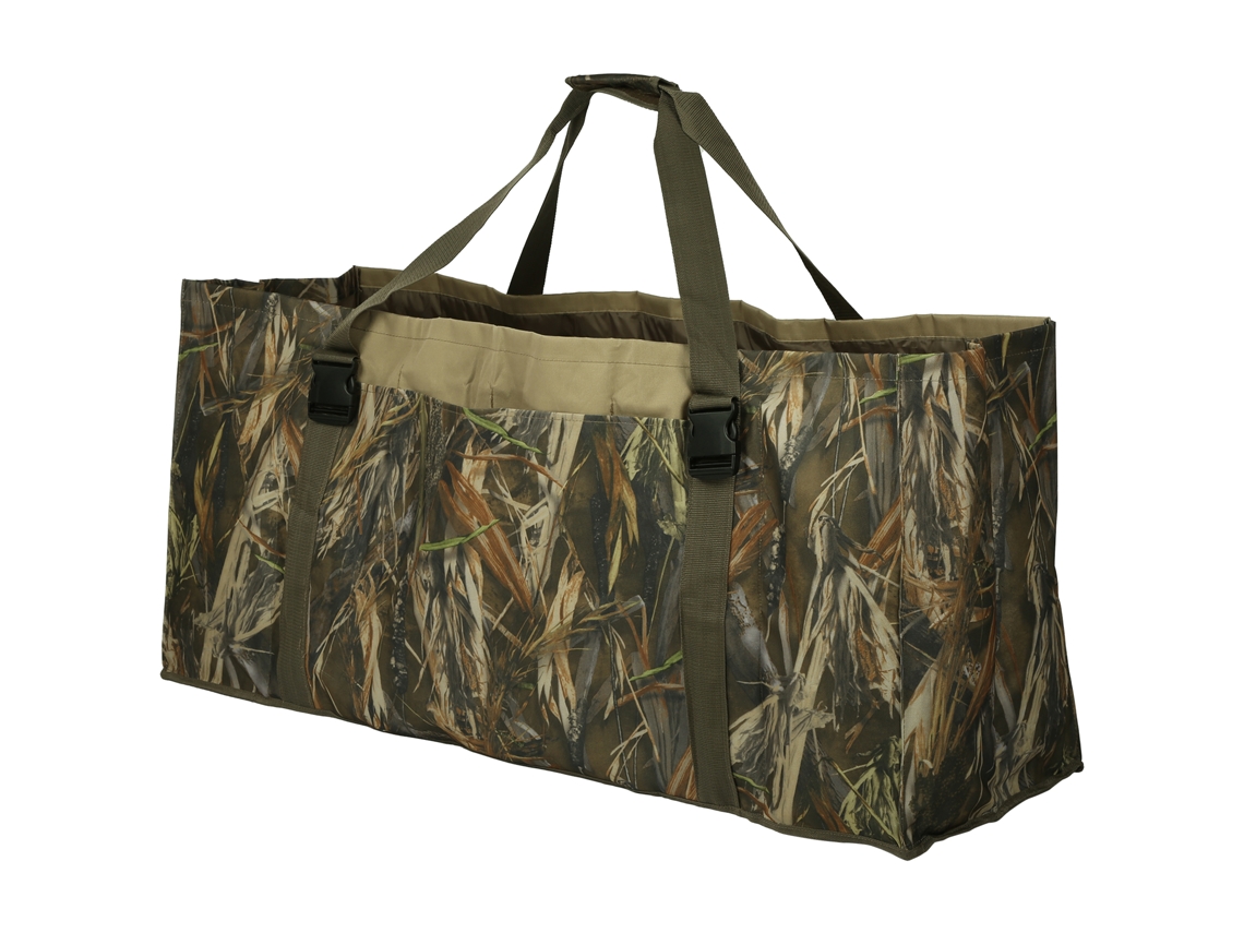 Danu26-bolsa De Cebo De Tela Oxford 600d Con 12 Espacios Camuflaje Para Accesorios De Caza Al Aire Libre