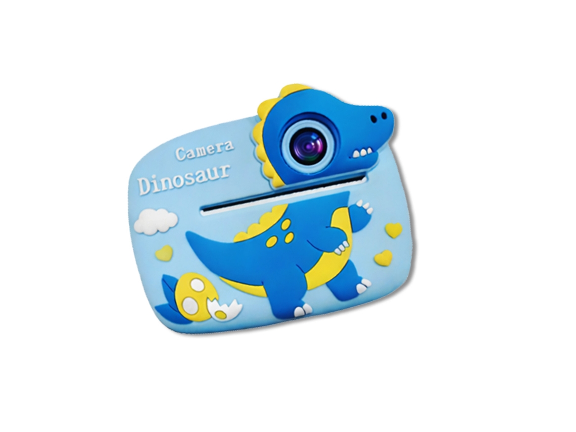 Cámara Digital Infantil Klack Con Impresión Instantánea, Cámara Térmica Para Niños Con Video, Fotos Al Instante - Azul