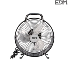 Ventilador de Mesa EDM Negro 30W 20 Cm