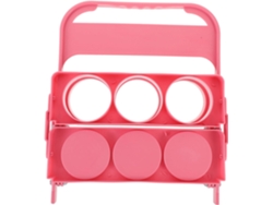 Soporte plegable para botellas, diseño de equipo de fútbol, Slowmoose rosa
