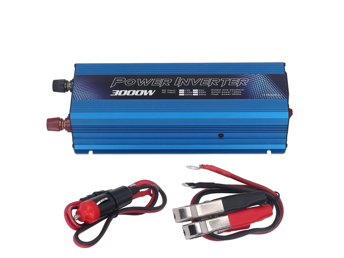Inversor De Corriente Para Coche De 500 W, Onda Sinusoidal, Convertidor De Cc De 12 V A Ca Con Puerto Usb Y Ventilador De Refrigeración.