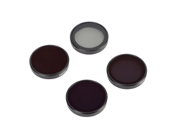 Kit de filtros para cámara de acción DJI Osmo Action3: Filtros CPL magnéticos protectores ND8, ND16 y ND32.